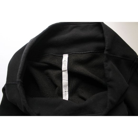 Lululemon Wunder Lounge Pant 30" Black Size 12 Cotton Fleece - Picture 8 of 12